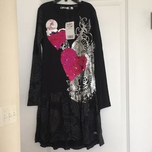 Reversible Sequins Dress